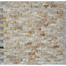 Mosaic Wall Tile, Beige Marble Mosaic (HSM134)